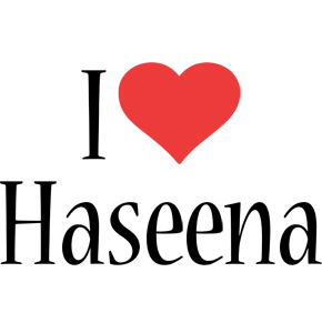 Haseena i-love logo