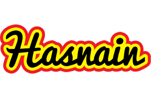 Hasnain flaming logo