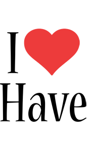 Have i-love logo