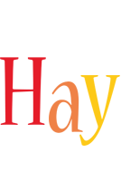 Hay birthday logo