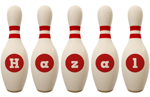 Hazal bowling-pin logo