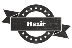 Hazir grunge logo