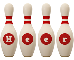 Heer bowling-pin logo