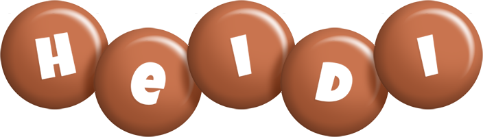 Heidi candy-brown logo