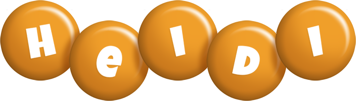 Heidi candy-orange logo