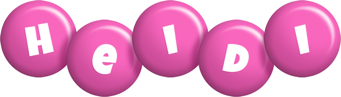 Heidi candy-pink logo