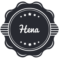 Hena badge logo