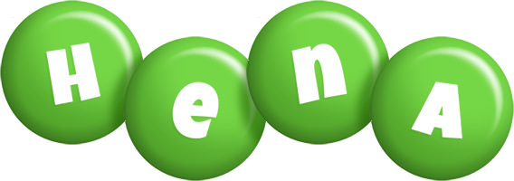 Hena candy-green logo