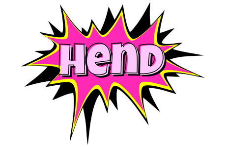 Hend badabing logo