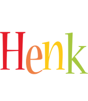 Henk birthday logo