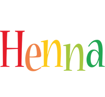 Henna birthday logo