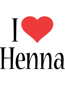 Henna i-love logo