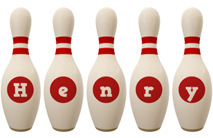 Henry bowling-pin logo