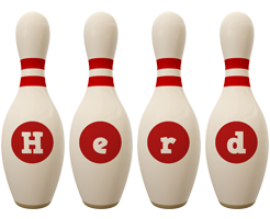 Herd bowling-pin logo