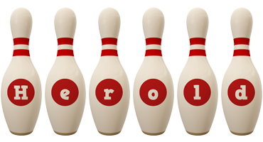 Herold bowling-pin logo