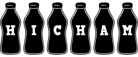 Hicham bottle logo