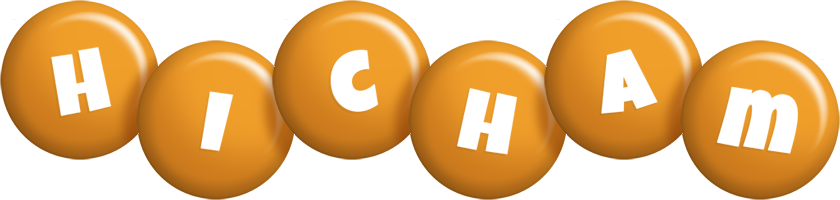 Hicham candy-orange logo
