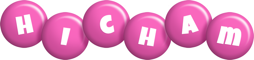 Hicham candy-pink logo