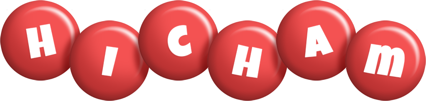 Hicham candy-red logo