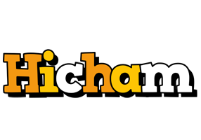 Hicham cartoon logo