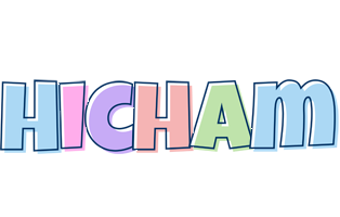 Hicham pastel logo