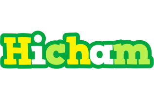 Hicham soccer logo