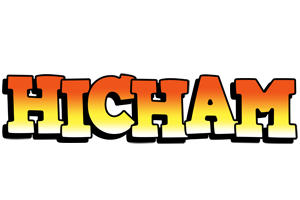 Hicham sunset logo