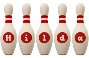 Hilda bowling-pin logo
