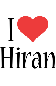 Hiran i-love logo