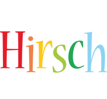 Hirsch birthday logo