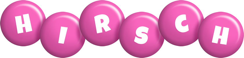 Hirsch candy-pink logo