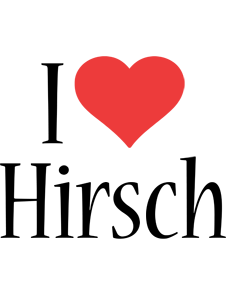 Hirsch i-love logo