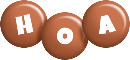 Hoa candy-brown logo