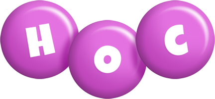 Hoc candy-purple logo