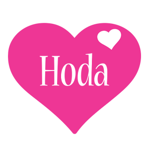 Hoda love-heart logo