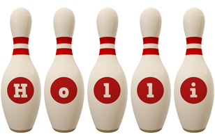 Holli bowling-pin logo