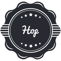 Hop badge logo