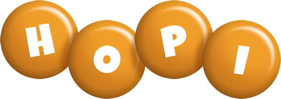 Hopi candy-orange logo