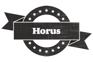 Horus grunge logo