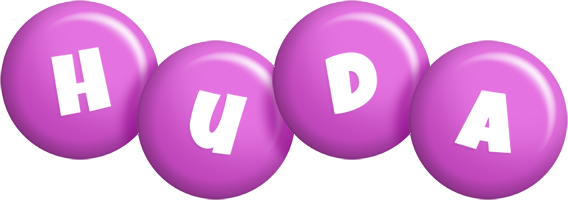 Huda candy-purple logo