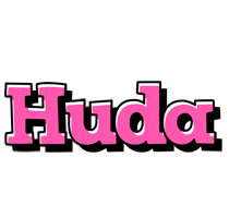 Huda girlish logo