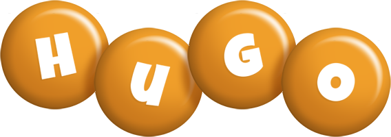 Hugo candy-orange logo