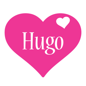 Hugo love-heart logo