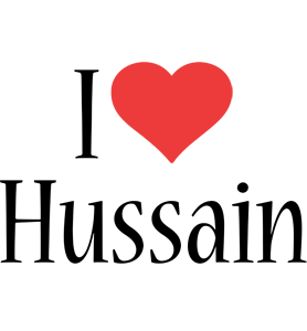 Hussain i-love logo