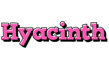 Hyacinth girlish logo