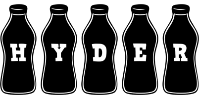 Hyder bottle logo