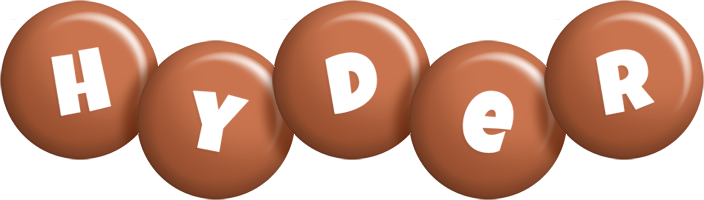 Hyder candy-brown logo