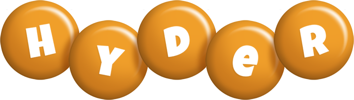 Hyder candy-orange logo