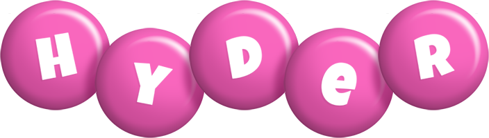 Hyder candy-pink logo