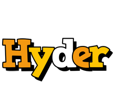 Hyder cartoon logo